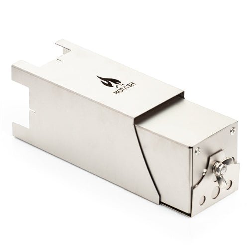 Hot Ash Mini Rocket Stove folded flat for easy transport and storage