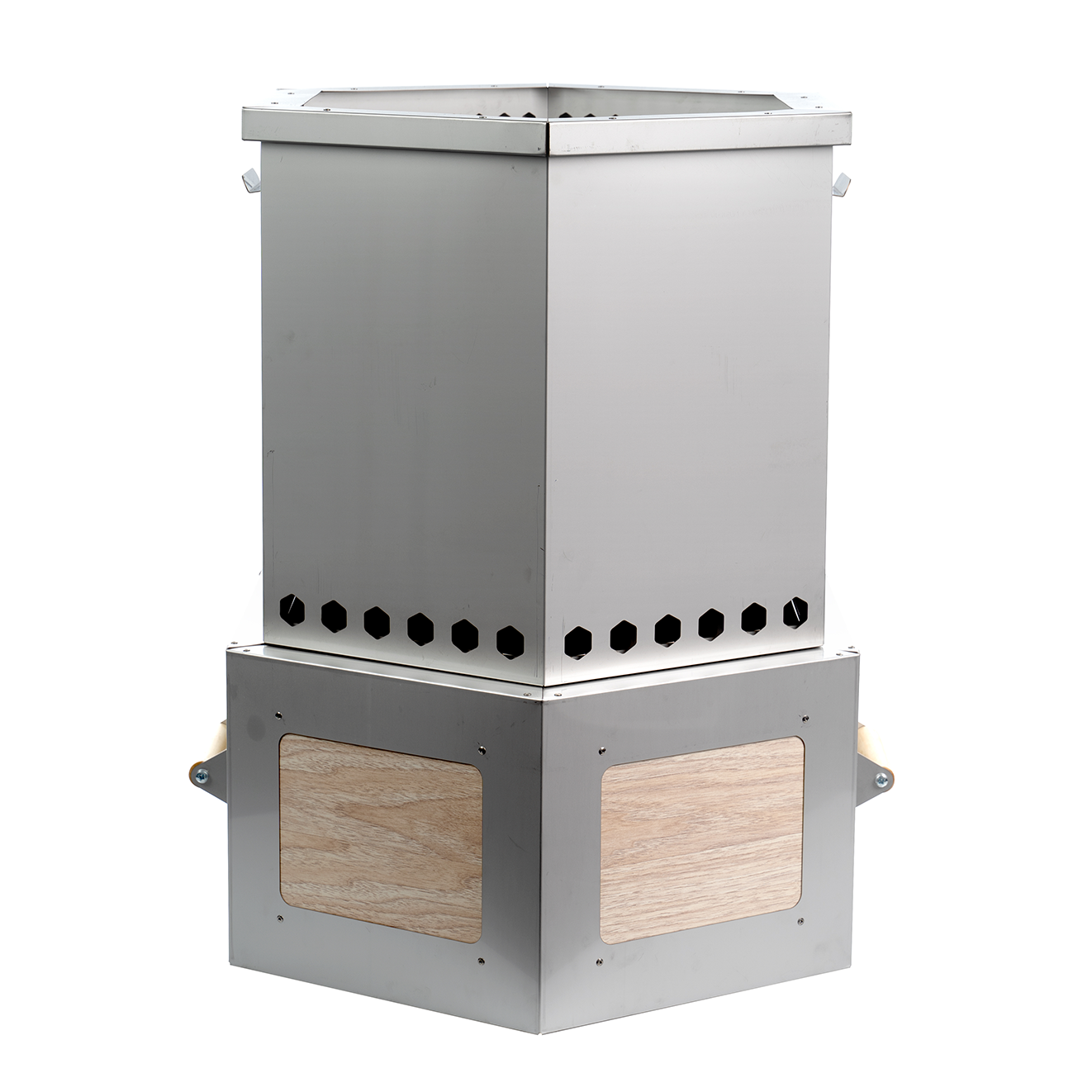 Hot Ash Rambler used as smokeless fire pit without pizza oven attachment