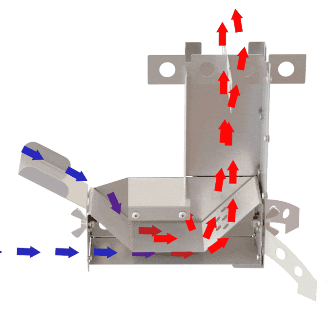 Hot Ash Mini Titanium Rocket Stove