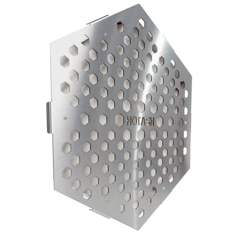Fire pit grate and ash pan