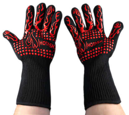 Heat-resistant BBQ gloves included with Hot Ash Rambler 3-in-1 combo