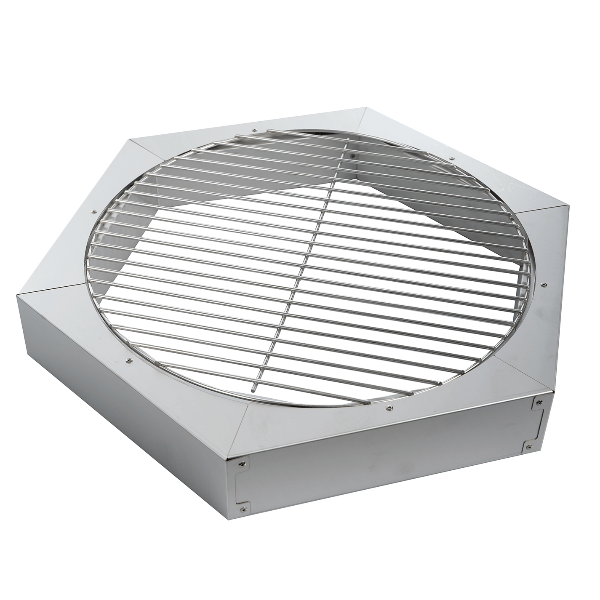 Round grill grate attachment for Hot Ash Rambler 3-in-1 outdoor cooker