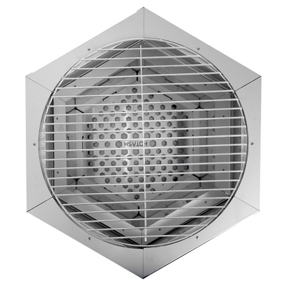 Top view of grill grate installed on Rambler fire pit base